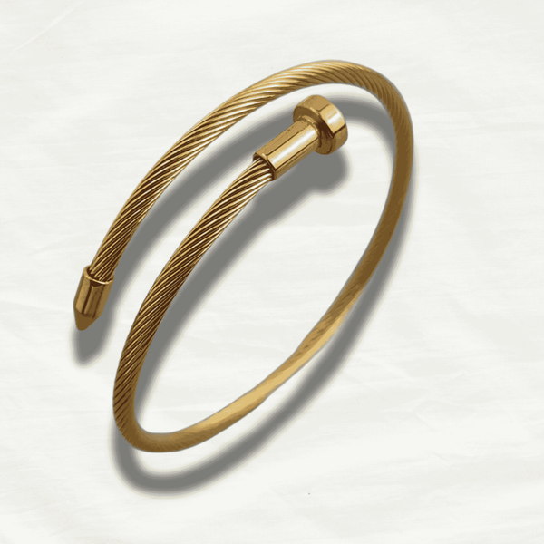 Elegant Gold-Plated Thorn Nails Women's Bracelet