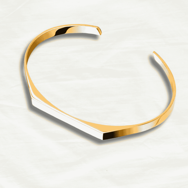 Minimalist Heptagon Gold Bracelet - Odds & Ends Novelties