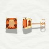 Classic Square Cut Sterling Silver Stud Earrings - Odds & Ends Novelties