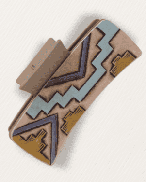 western colorful hair clip