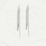 Sterling Silver Starry Fringe Earrings for Women - Odds & Ends Novelties