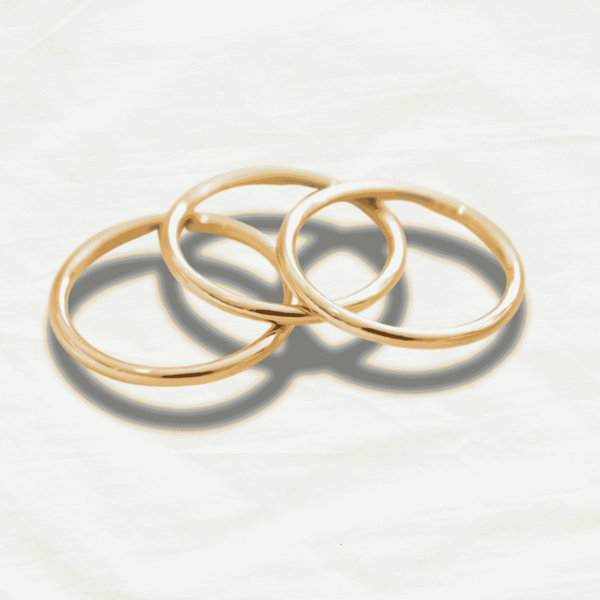 14K Gold Filled Minimalist Stacking Ring