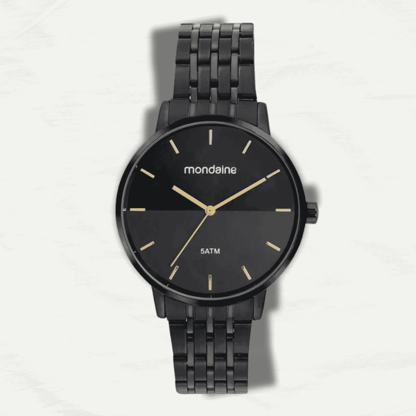 Mondaine Minimalist Women's Black Matte Casual Watch - Odds & Ends Novelties