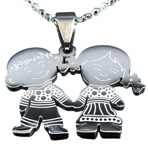 JewelryLane Kid Stainless Steel Necklace – Gold Mother's and Children's Gift - Odds & Ends Novelties