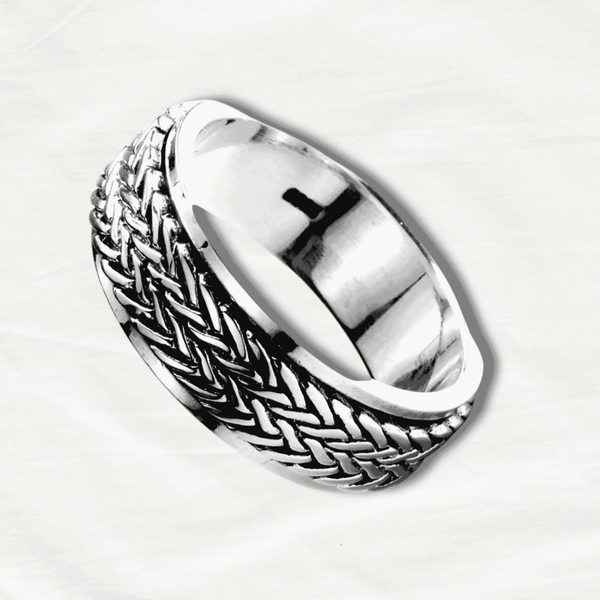 Vintage Sterling Silver Rotatable Spinner Ring - Odds & Ends Novelties