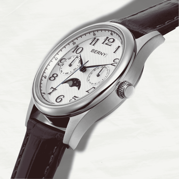 BERNY Luxury Women's Quartz Watch with Moon Phase - Odds & Ends Novelties