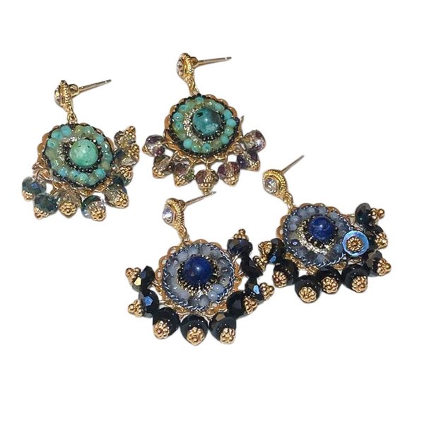 EleganceAura Vintage Fimbrilla Earrings – Lightweight Bohemian Charm