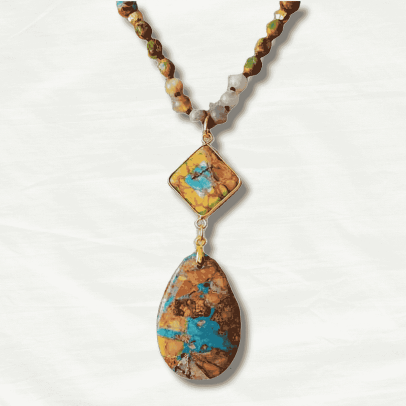 Chic Natural Gemstone Necklace - Odds & Ends Novelties