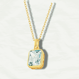 Chic 18K Gold Moissanite Necklace