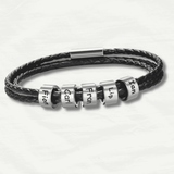 Premium Minimalist Personalized Leather Bracelet - Odds & Ends Novelties