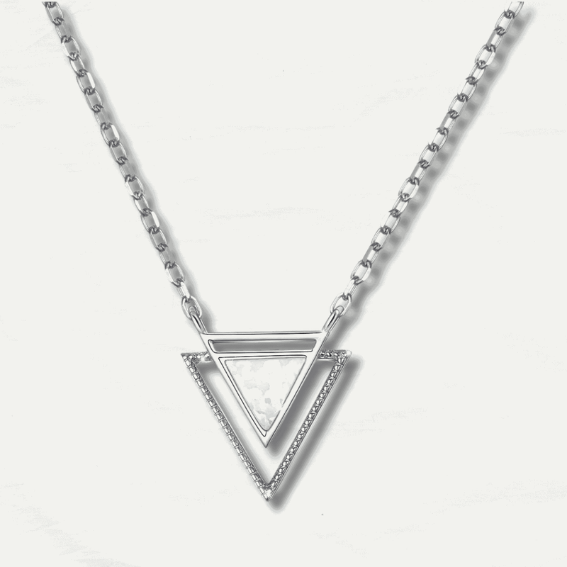 Stunning Silver Chic Opal Necklace - Odds & Ends Novelties