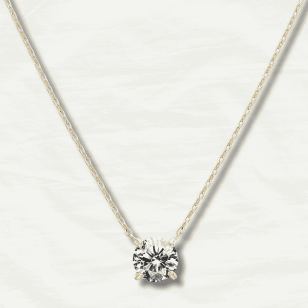 14K Gold Plated CZ Dainty Choker Necklace - Odds & Ends Novelties