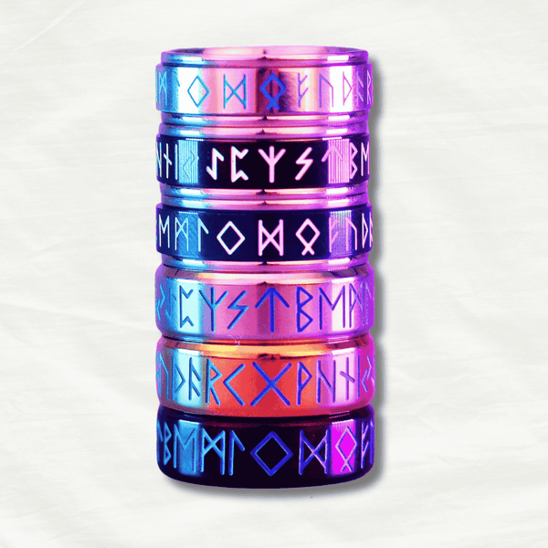 Retro Viking Rune Rings - Odds & Ends Novelties