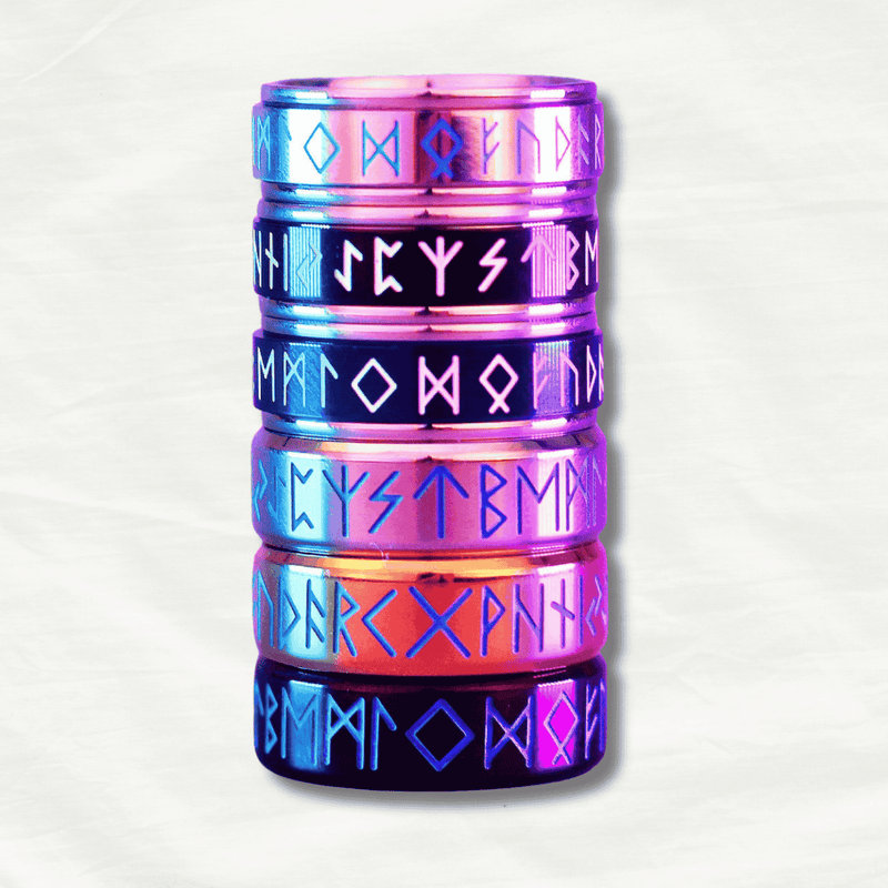 Retro Viking Rune Rings - Odds & Ends Novelties