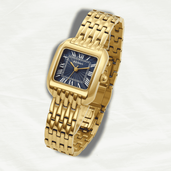 BERNY Luxury Gold Chic Square Women's Watch - Odds & Ends Novelties
