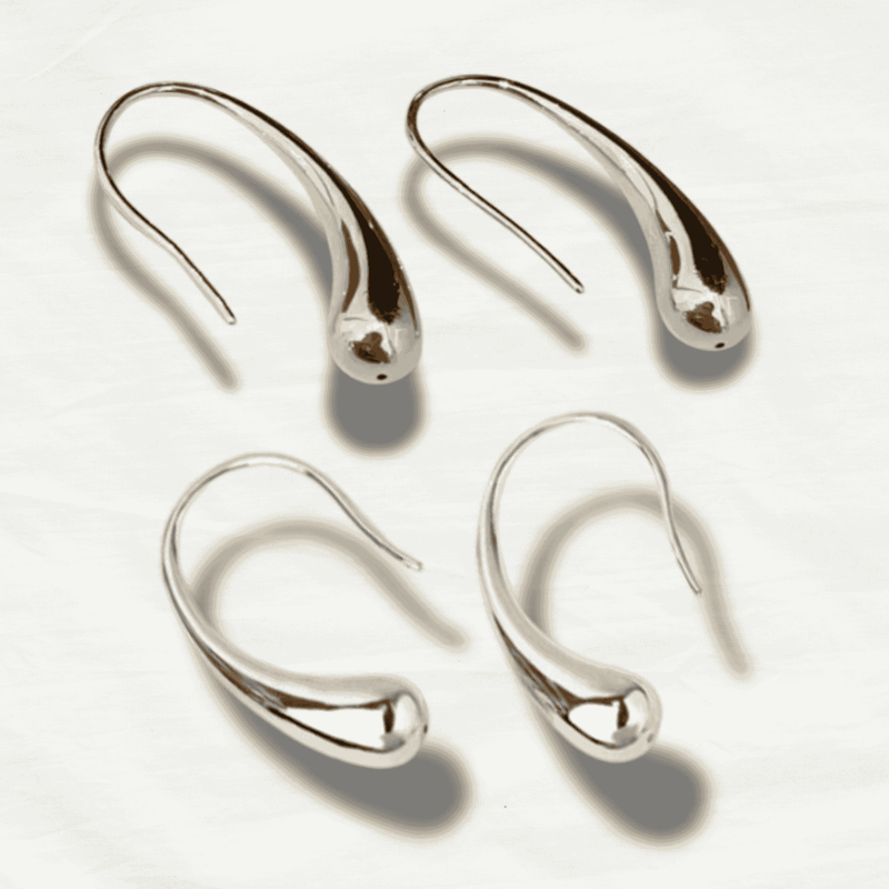 Chic 18K Gold Water Drop Earrings - Odds & Ends Novelties