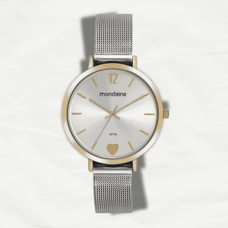 Mondaine Women's Bicolor Minimalist Quartz Watch - Odds & Ends Novelties