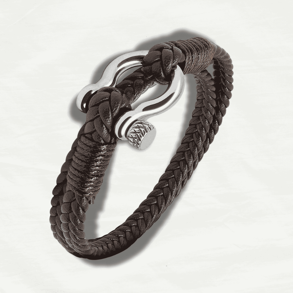 Premium Leather - Rugged Nautical Bracelet