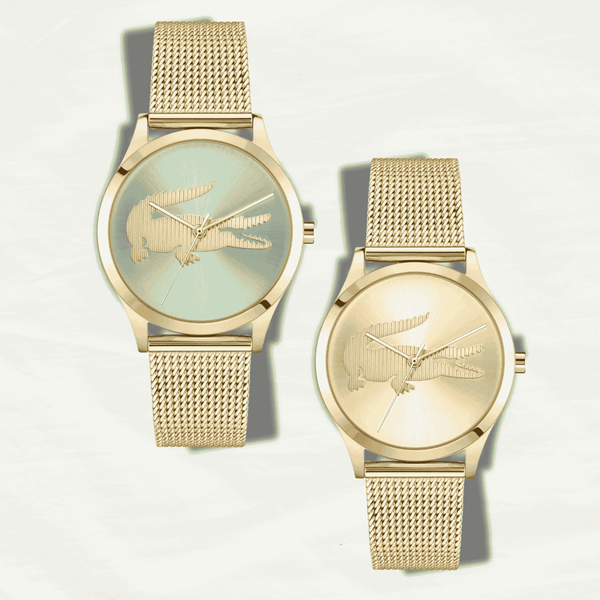Chic Elegance: Lacoste Women’s Crocodile Quartz Watch - Odds & Ends Novelties