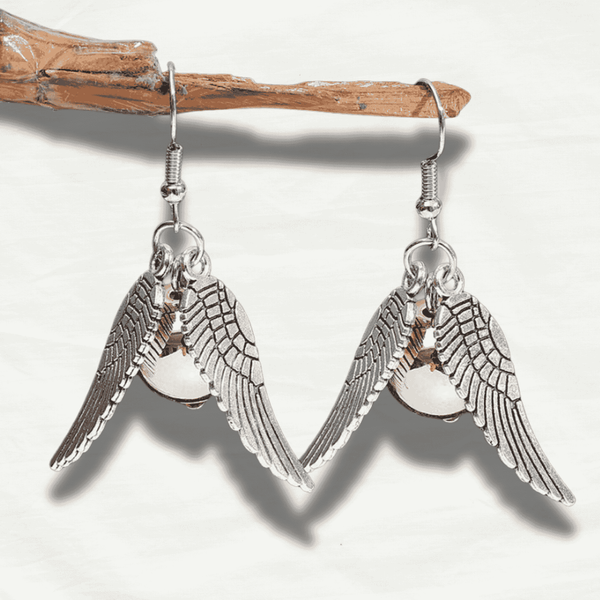 Vintage Triangle Wings Earrings - Timeless Elegance - Odds & Ends Novelties
