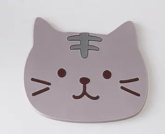 Cute Cat Silicone Coasters with Dog Expressions