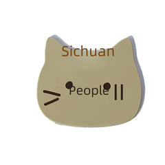 Cute Cat Silicone Coasters with Dog Expressions