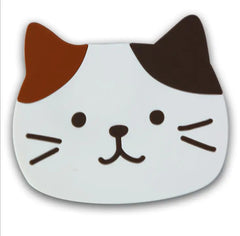 Cute Cat Silicone Coasters with Dog Expressions