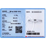 Ailmay New Arrival Simple Cubic Zirconia Fashion Charm 925 Sterling Silver Stackable Rings - Odds & Ends Novelties