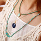Boho Seed Bead Choker Natural Stone Teardrop Necklace - Odds & Ends Novelties