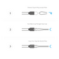 Step-by-step guide on how to use a clasp with illustrations and text instructions.