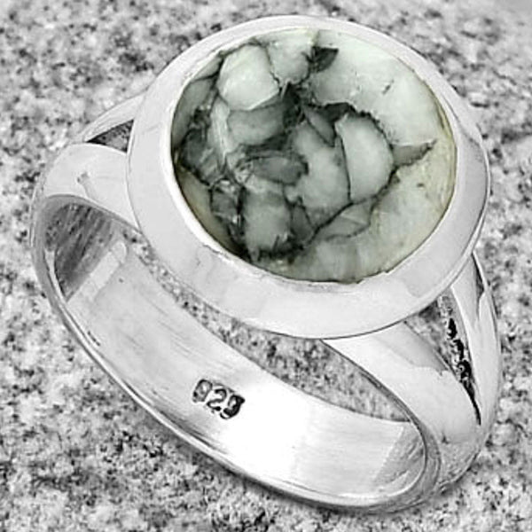 Natural Pinolith Stone Ring