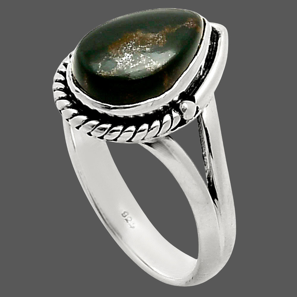 Natural Blood Stone Ring