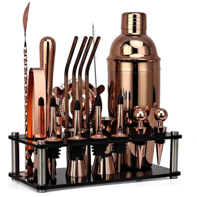 Cocktail Shaker Bar Set - 20 pcs