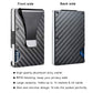 Carbon fiber wallet with front and back views, featuring 'CHASE' branding.