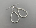 Silver Teardrop Dangles