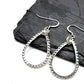 Silver Teardrop Dangles