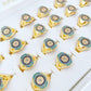 Signet Gold Evil Eye Ring