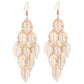 Multi-Layered Leaf Drop Earrings
