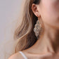 Multi-Layered Leaf Drop Earrings
