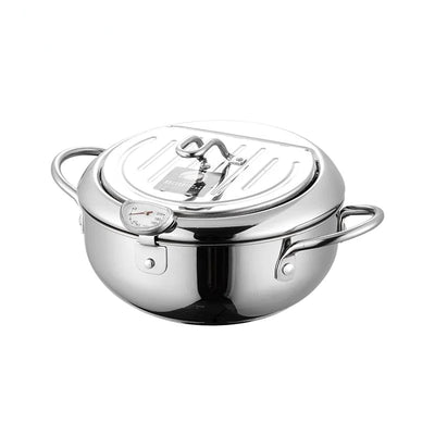 304 Stainless Steel Japanese Tempura Fryer with Filter